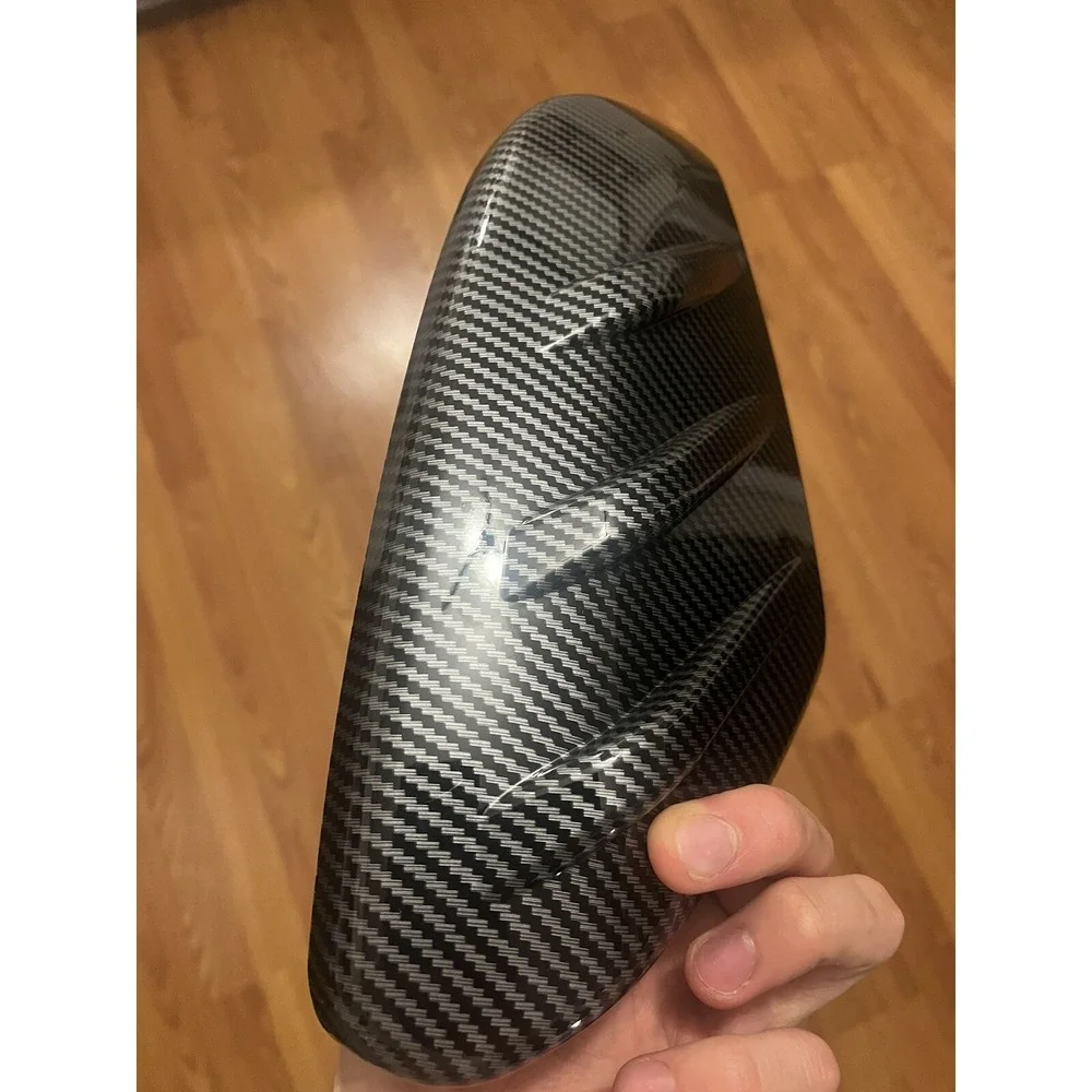 CARBON FIBER SIDE MIRROR COVER CAPS FOR 2016-21 HONDA CIVIC ADD-ON MU STYLE